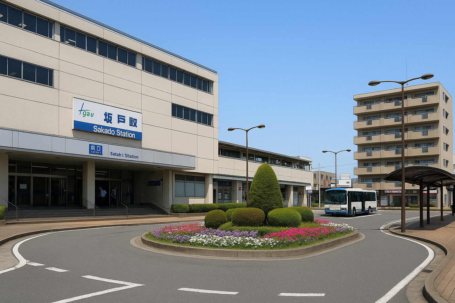 坂戸駅北口の写真