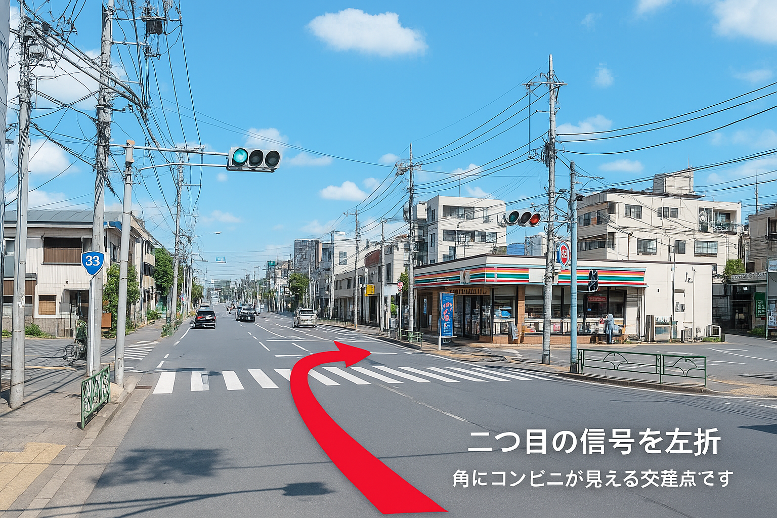 二つ目の信号の風景